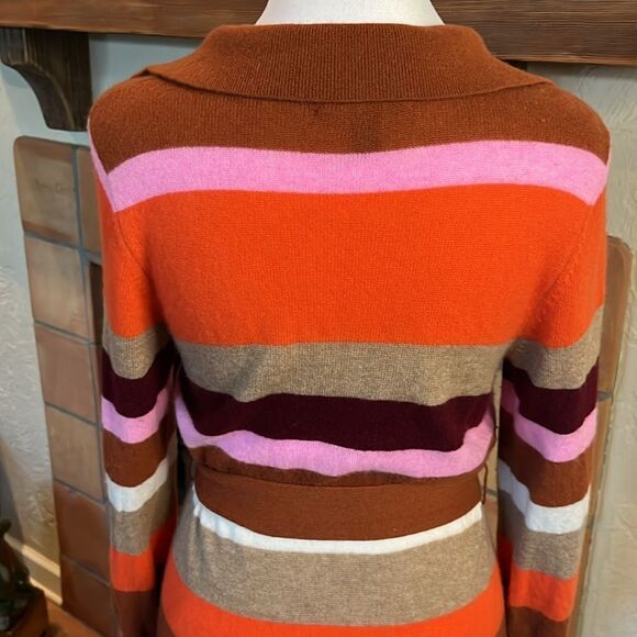 Charter Club Cashmere Striped Multicolor Midi Dress, size S - Picture 7 of 12